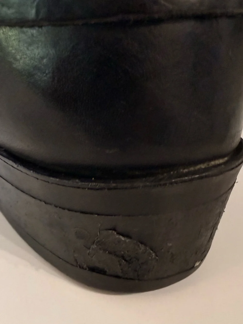 Vintage Harley Davidson riding motorcycle boots, flames, silver hardware- 11
